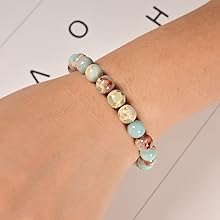 Blue Aqua Terra Jasper Bracelet