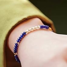 Royal Blue Dyed Jade Rondelle